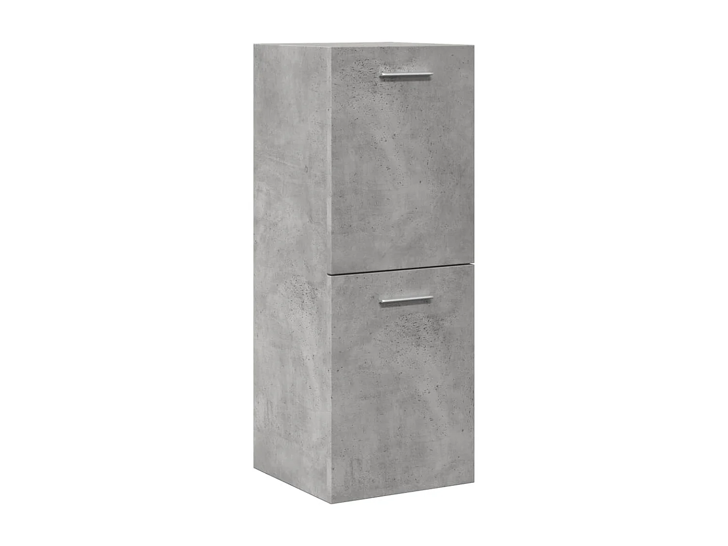 Armoire de salle de bain suspendue gris béton bois d'ingénierie