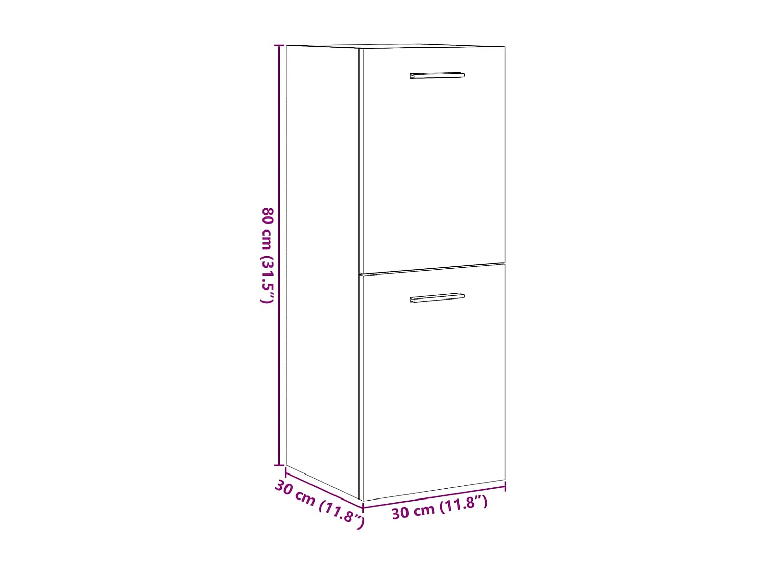 Armoire de salle de bain suspendue gris béton bois d'ingénierie