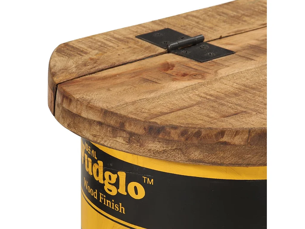 Banc de rangement/buffet 120x30x40 cm bois de récupération