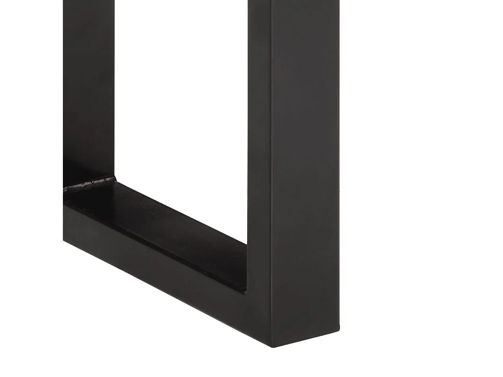 Bankje 160 cm massief gerecycled hout en staal