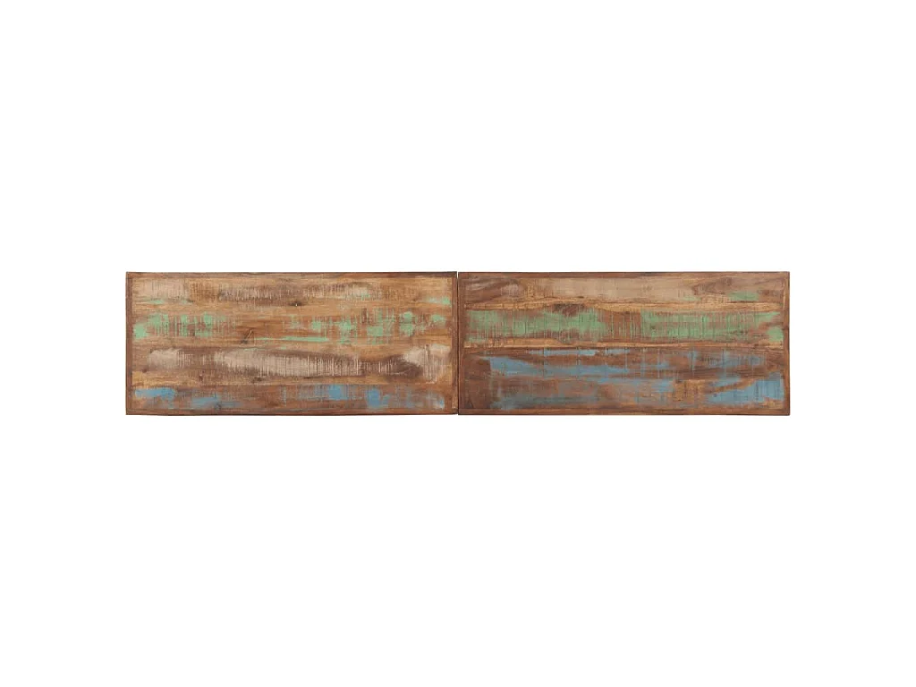 Banc 160 cm bois de récupération massif et acier