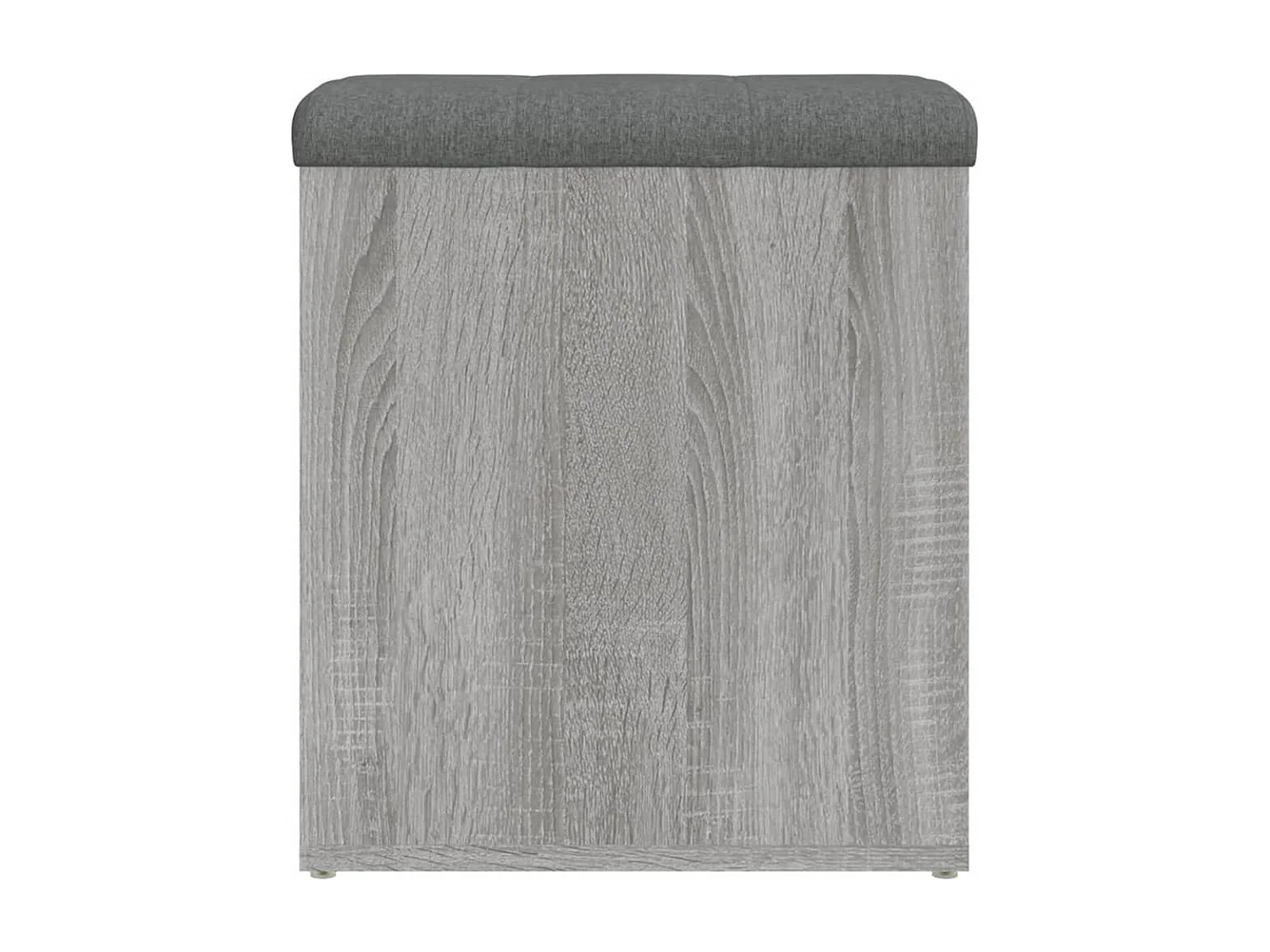 Sitzbank mit Stauraum Grau Sonoma 42x42x45 cm Holzwerkstoff
