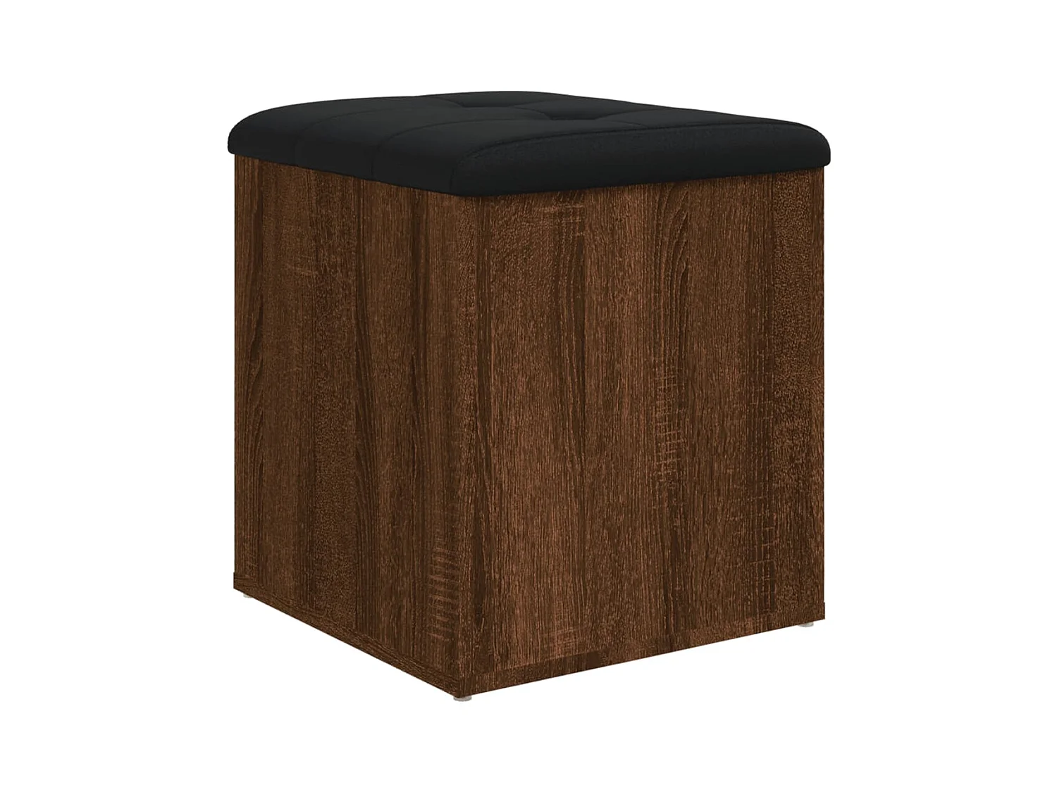 Panca Portaoggetti Rovere Marrone 42x42x45 cm Legno Multistrato