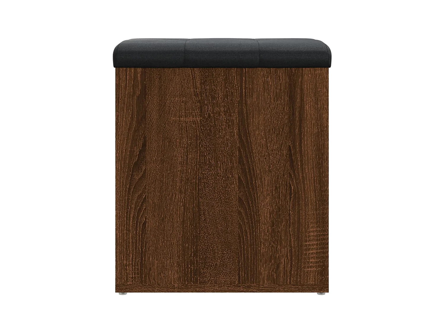 Panca Portaoggetti Rovere Marrone 42x42x45 cm Legno Multistrato