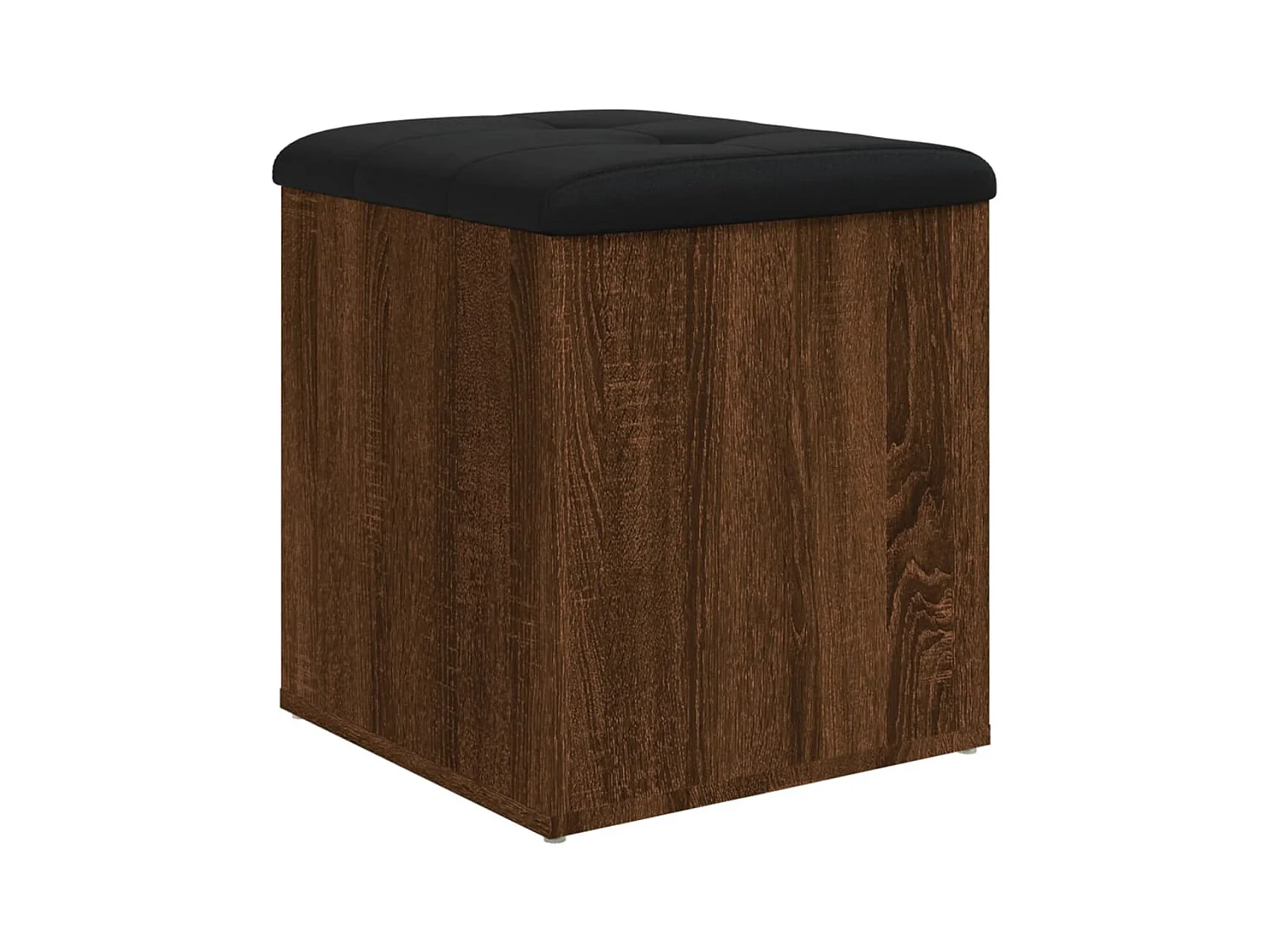 Panca Portaoggetti Rovere Marrone 42x42x45 cm Legno Multistrato