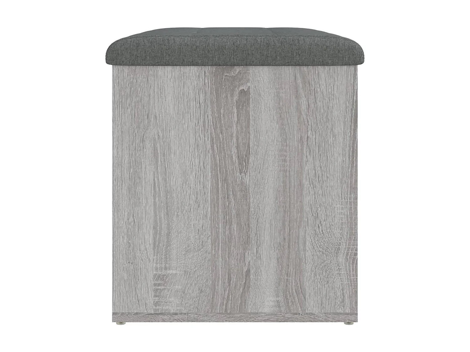 Sitzbank mit Stauraum Grau Sonoma 62x42x45 cm Holzwerkstoff