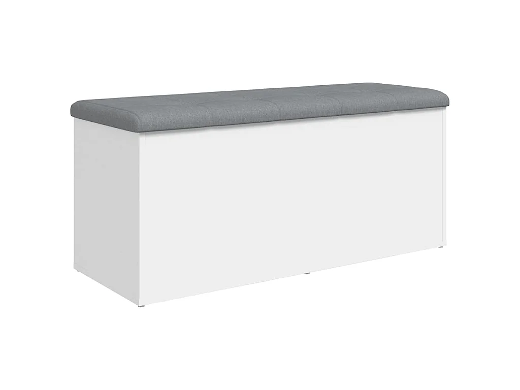 Aufbewahrungsbank Weiß 102 x 42 x 45 cm Holzwerkstoff