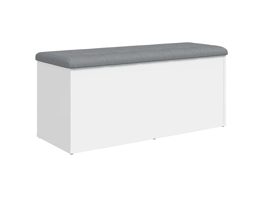 Aufbewahrungsbank Weiß 102 x 42 x 45 cm Holzwerkstoff