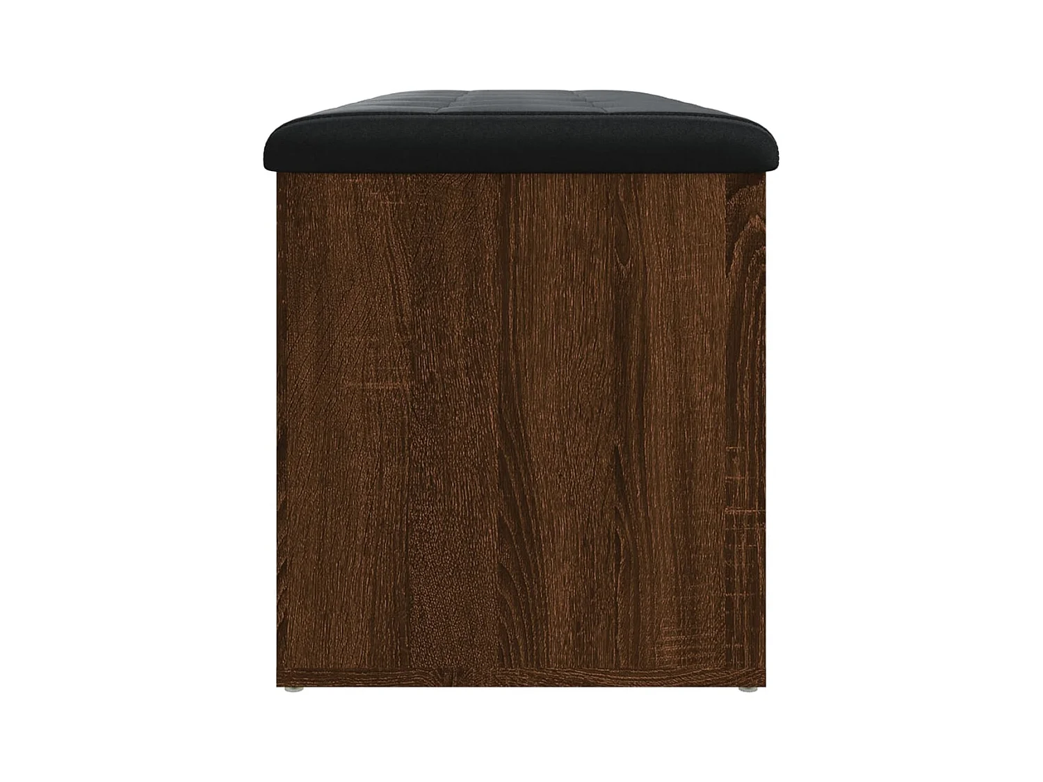 Opbergbankje 102x42x45 cm bewerkt hout bruin eikenkleur