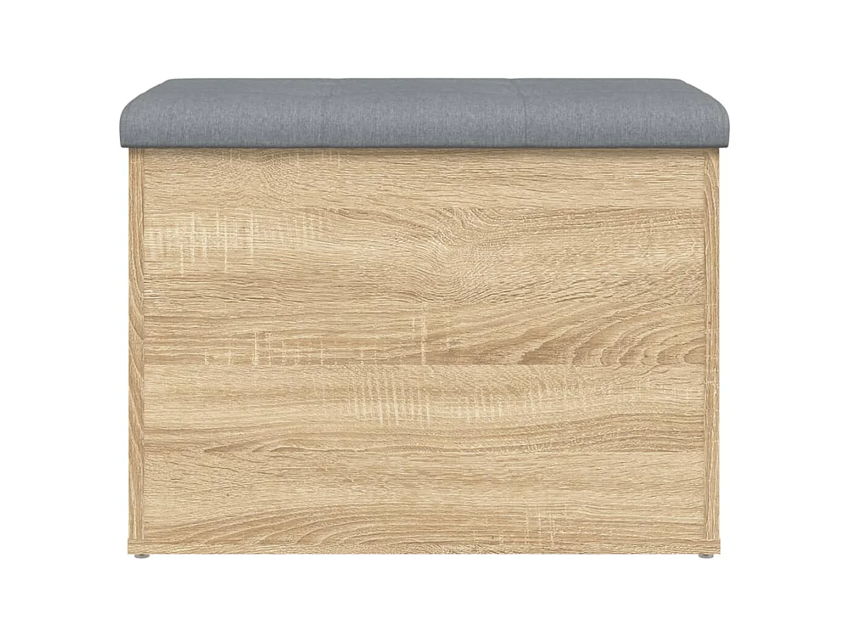 Banc de rangement chêne sonoma 62x42x45 cm bois d'ingénierie