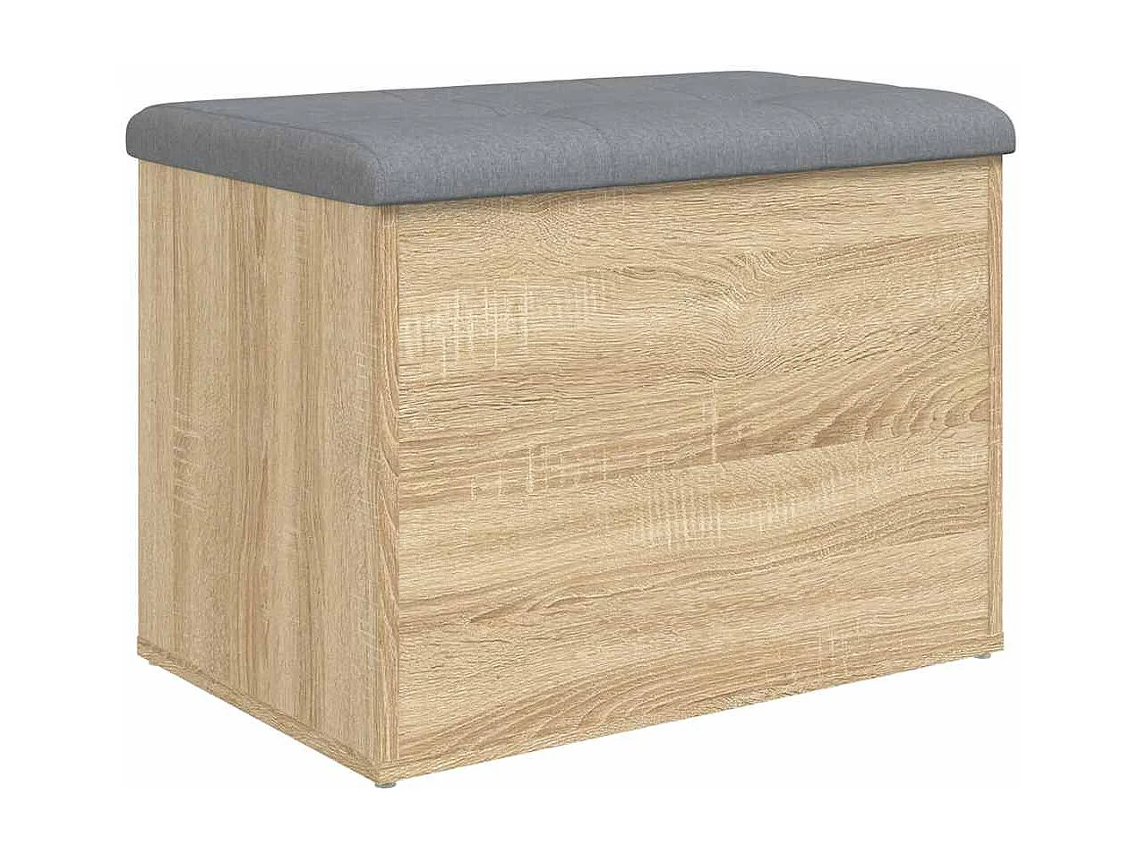 Banc de rangement Chêne Sonoma 62x42x45 cm Bois d'ingénierie