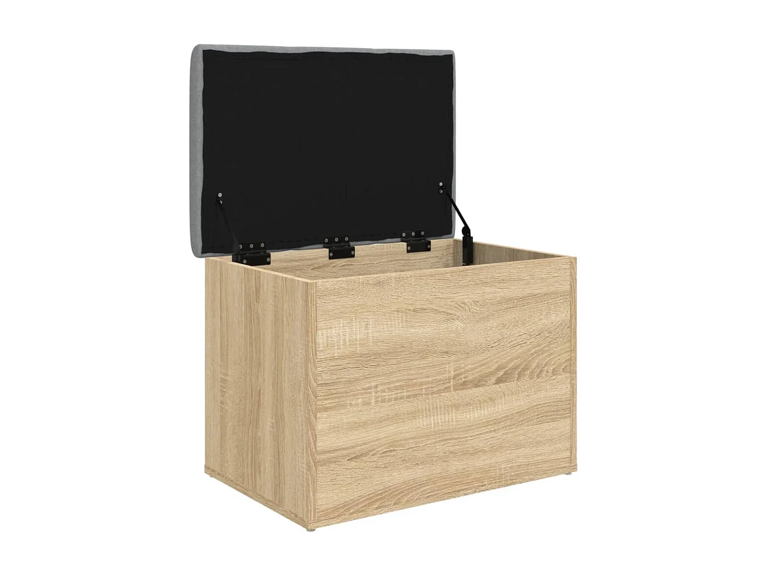 Banc de rangement Chêne Sonoma 62x42x45 cm Bois d'ingénierie
