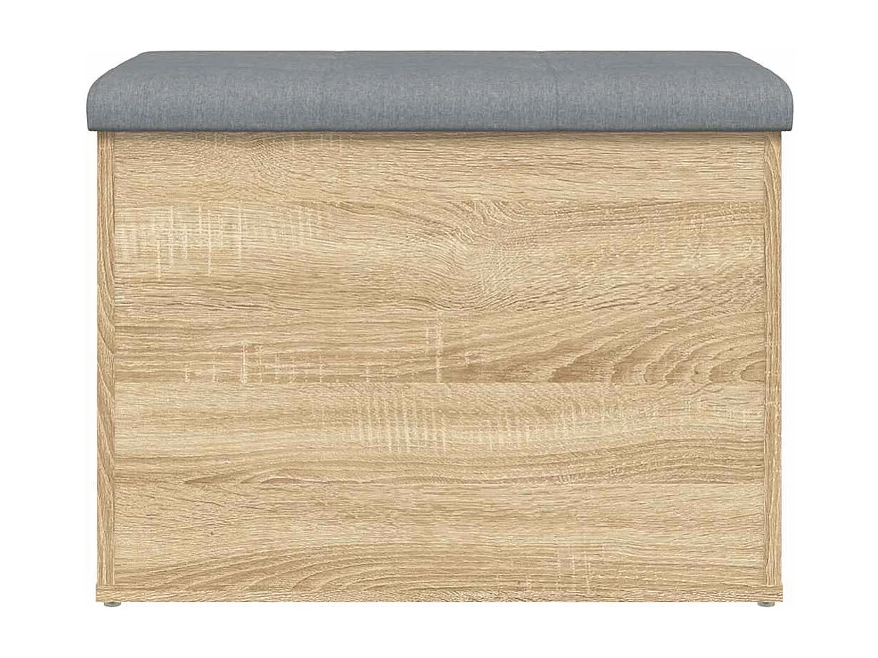 Banc de rangement Chêne Sonoma 62x42x45 cm Bois d'ingénierie
