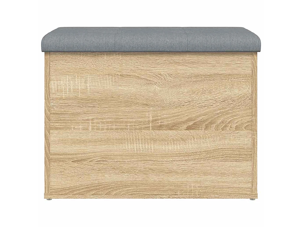Banc de rangement Chêne Sonoma 62x42x45 cm Bois d'ingénierie
