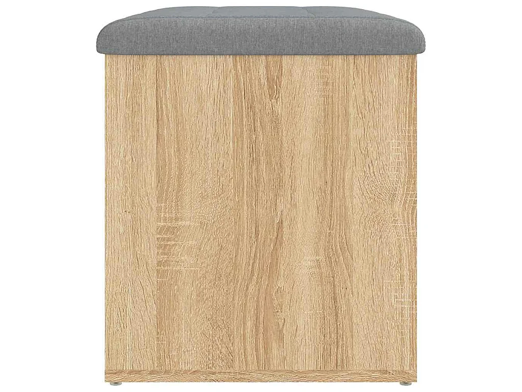 Banc de rangement Chêne Sonoma 62x42x45 cm Bois d'ingénierie