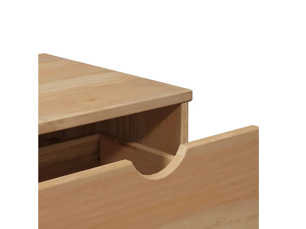 Banc de couloir OTTA 80x40x45 cm bois de pin massif