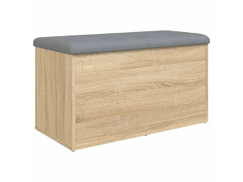 Banc de rangement Chêne Sonoma 82x42x45 cm Bois d'ingénierie