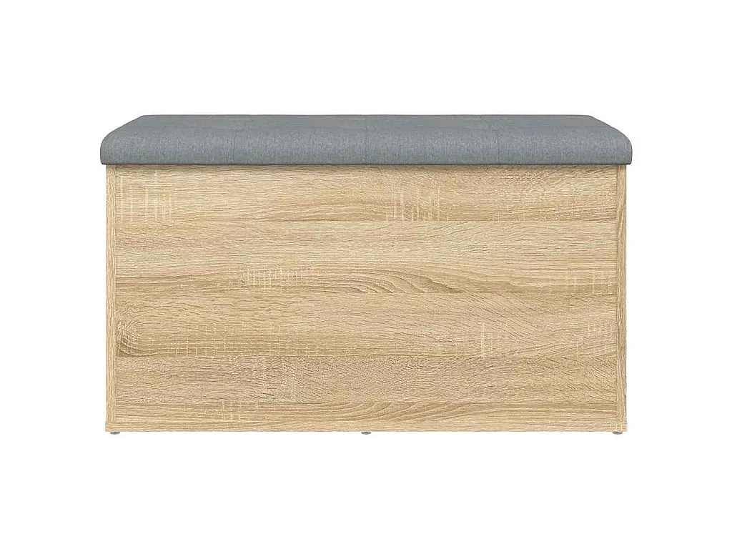 Banc de rangement Chêne Sonoma 82x42x45 cm Bois d'ingénierie