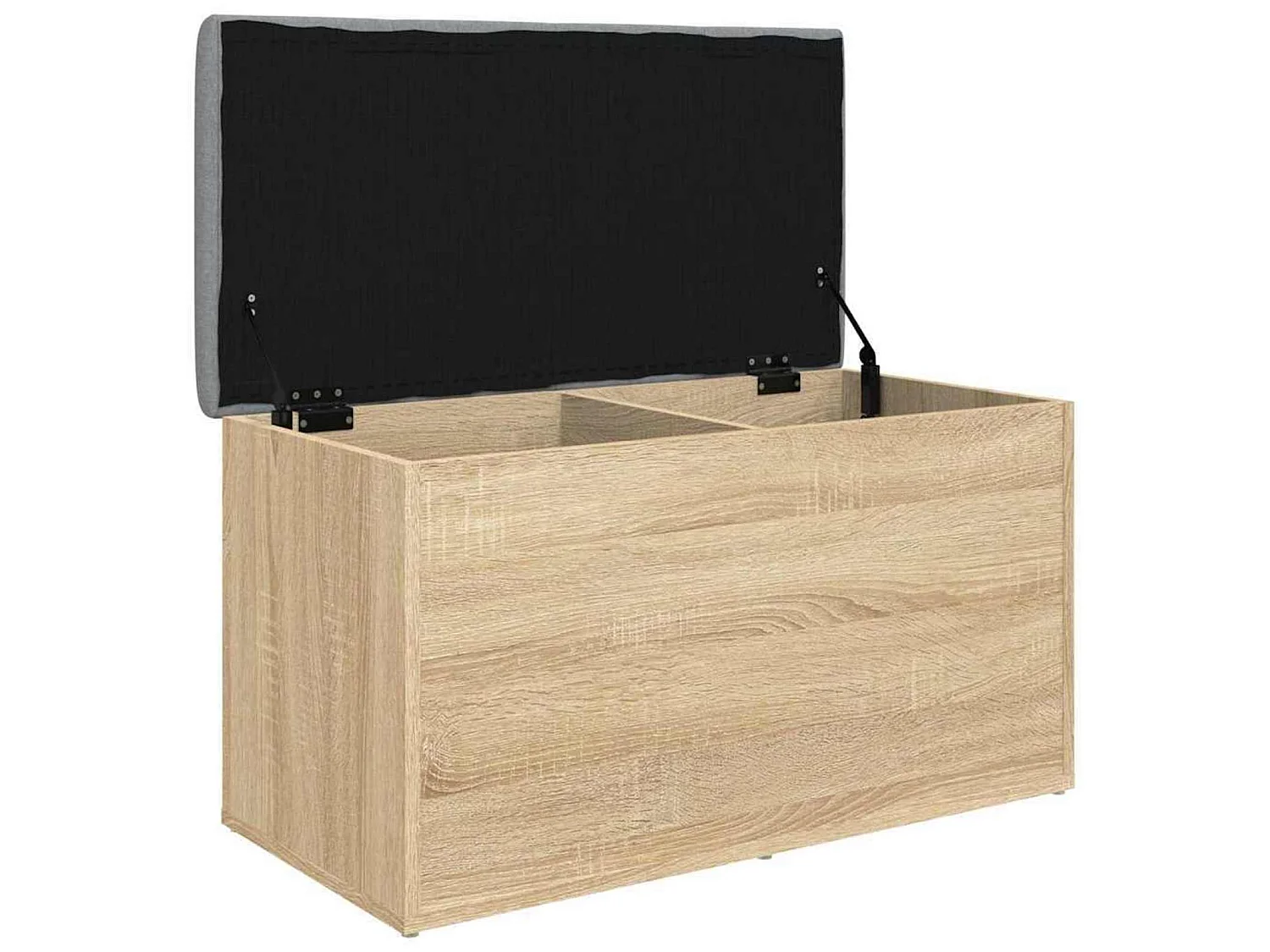 Banc de rangement Chêne Sonoma 82x42x45 cm Bois d'ingénierie