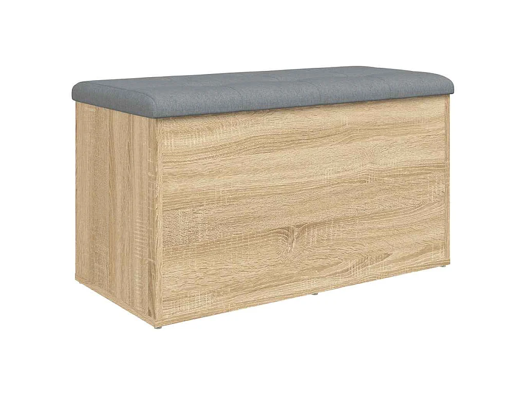 Banc de rangement Chêne Sonoma 82x42x45 cm Bois d'ingénierie