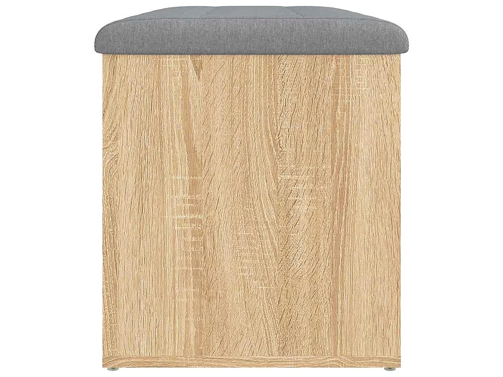 Banc de rangement Chêne Sonoma 82x42x45 cm Bois d'ingénierie