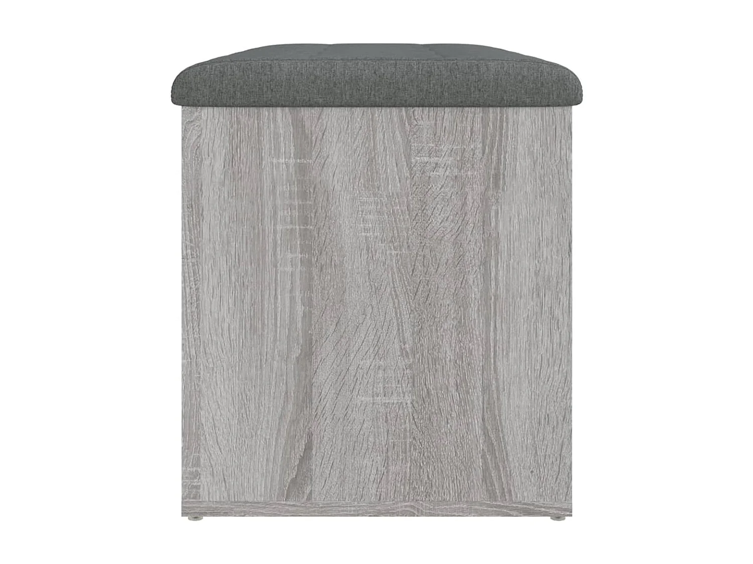 Banc de rangement sonoma gris 82x42x45 cm Bois d'ingénierie
