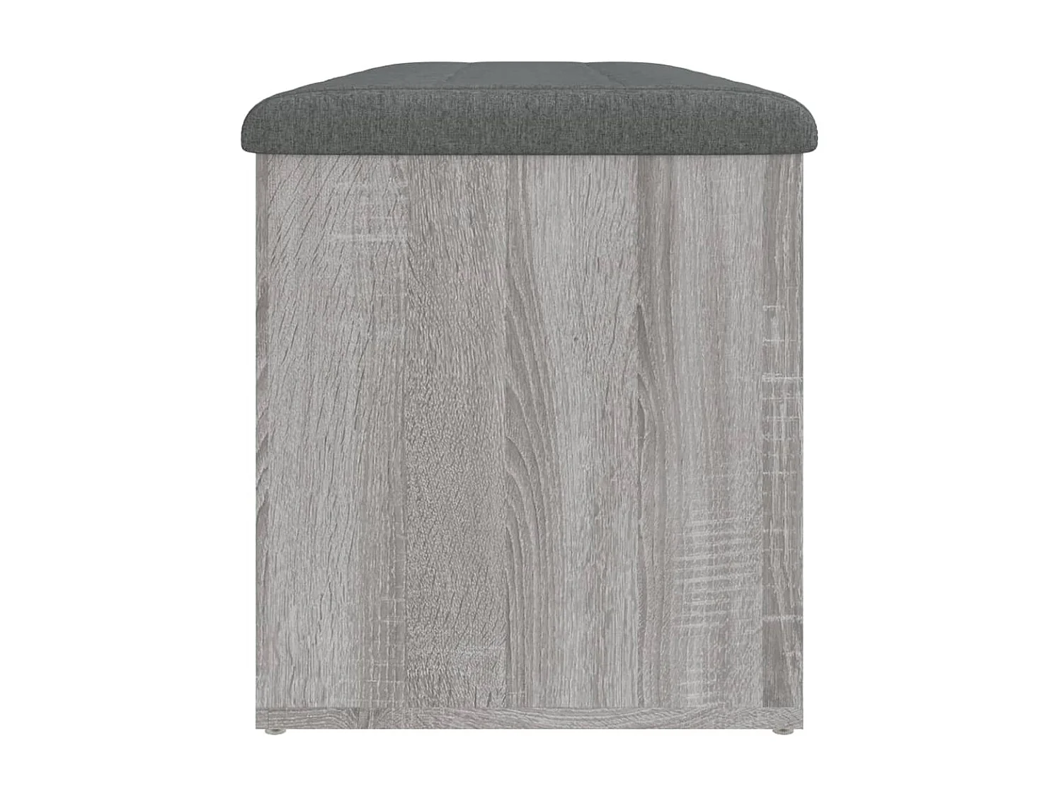 Banc de rangement sonoma gris 102x42x45 cm bois d'ingénierie