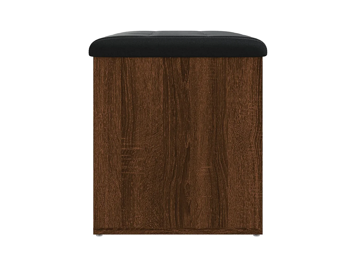 Sitzbank mit Stauraum Braun Eiche 62x42x45 cm Holzwerkstoff