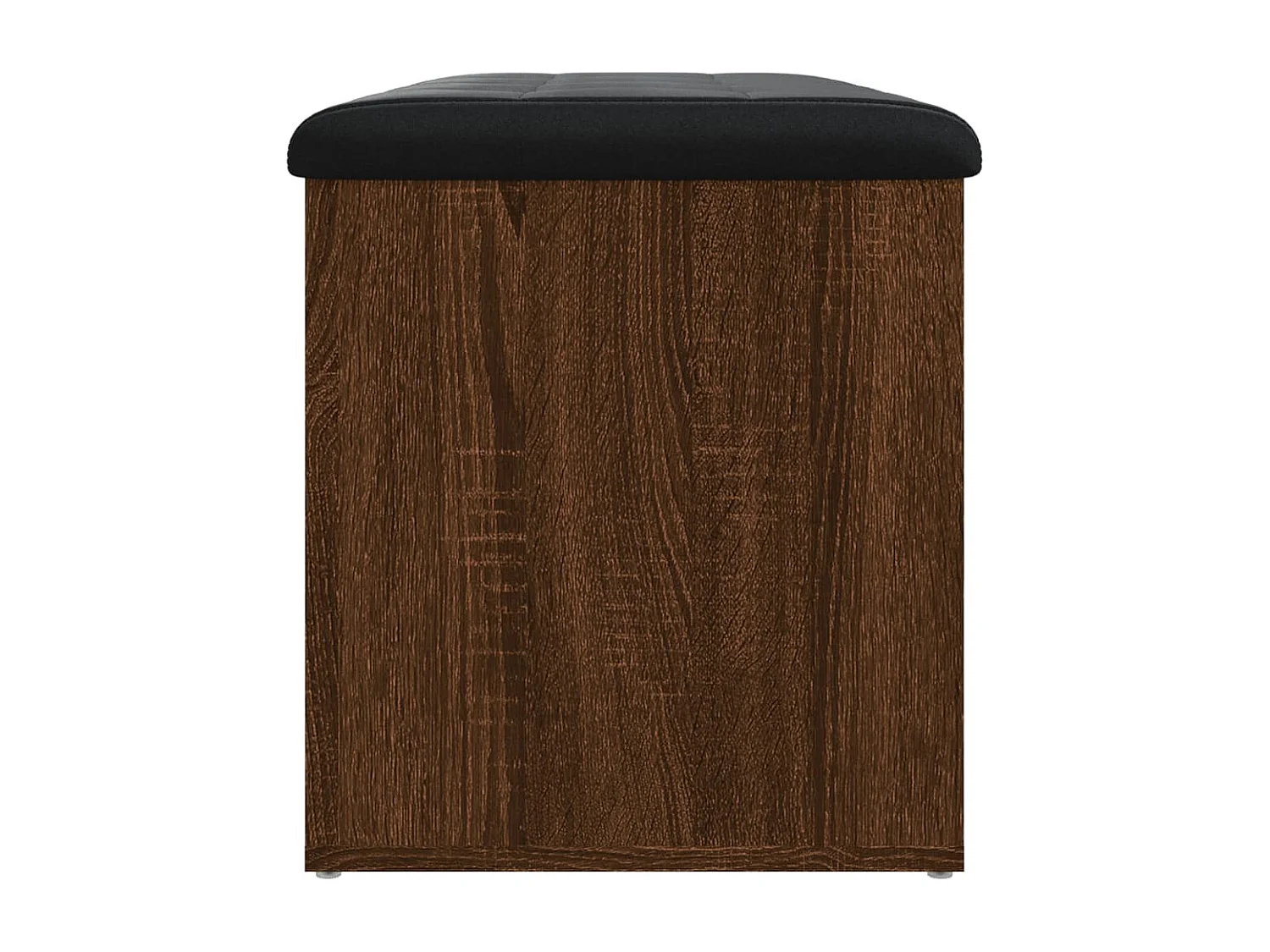 Sitzbank mit Stauraum Braun Eiche 82x42x45 cm Holzwerkstoff