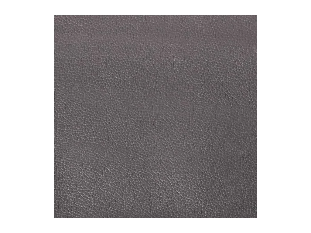 Sitzbank mit Rückenlehne Grau 112x65,5x75 cm Kunstleder