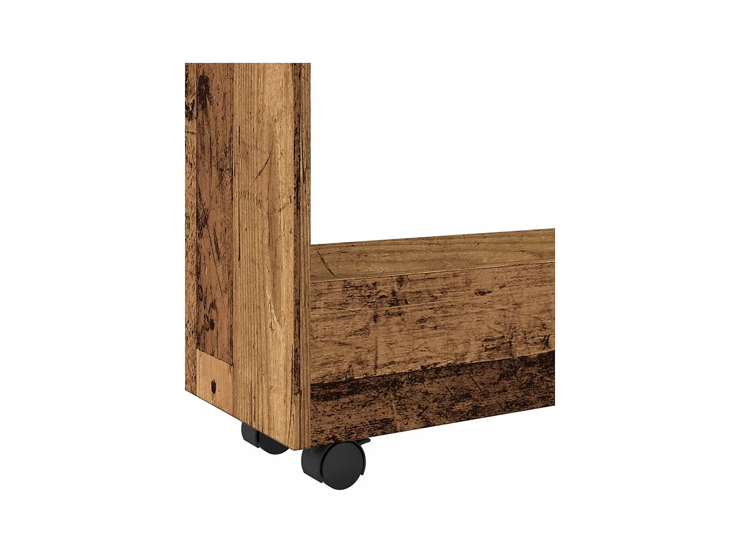 Trólei arrumação estreito 3 prat. deriv. madeira madeira velha