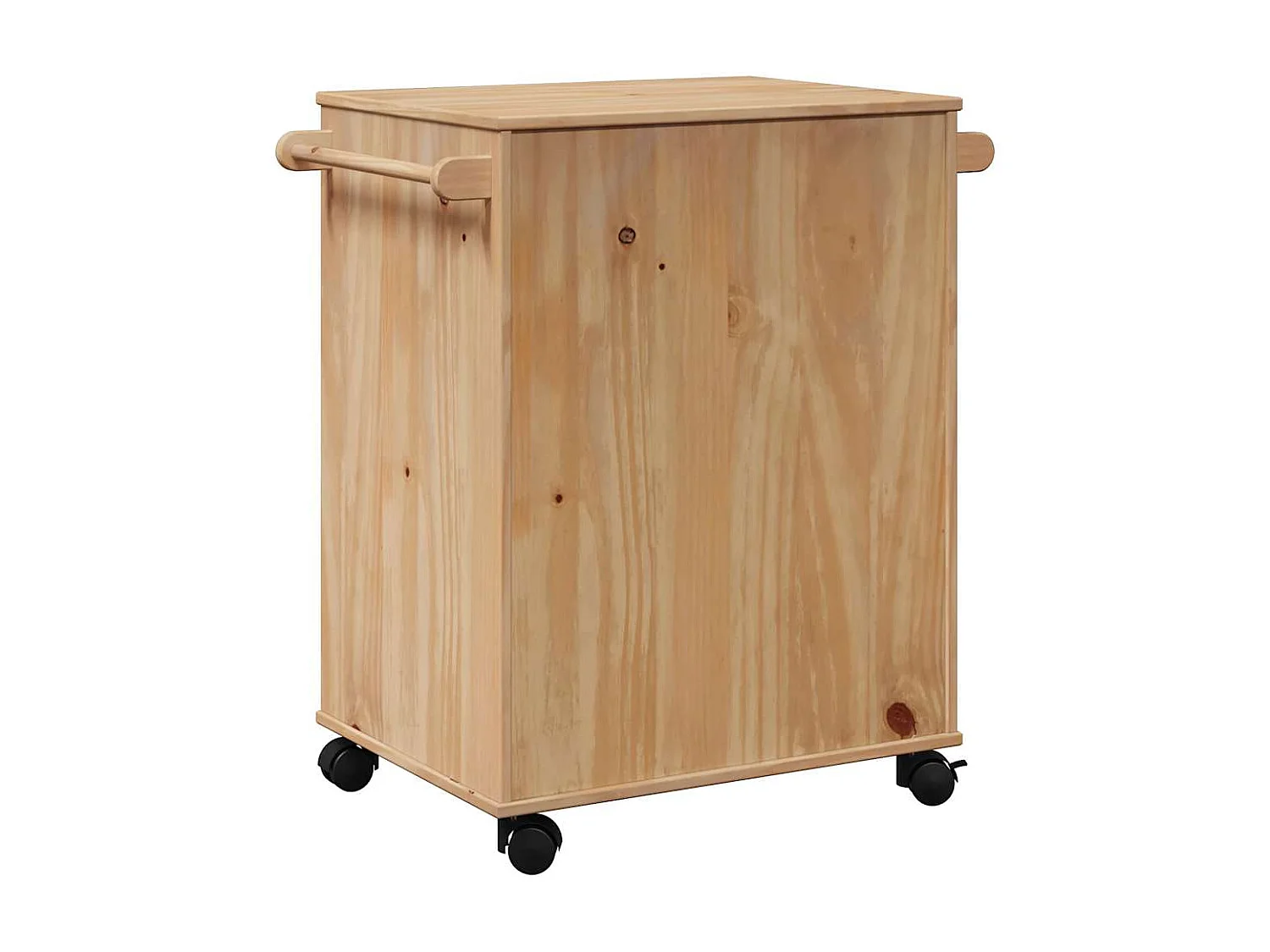 Chariot de cuisine OTTA 59x45x80 cm bois massif de pin