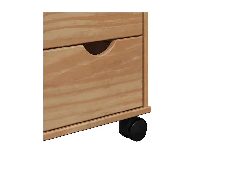 Carrinho de cozinha OTTA 59x45x80 cm madeira de pinho maciça