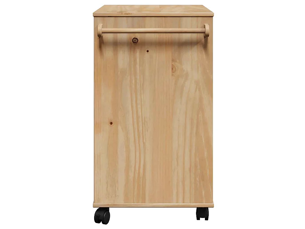Carrito de cocina OTTA madera maciza de pino 59x45x80 cm