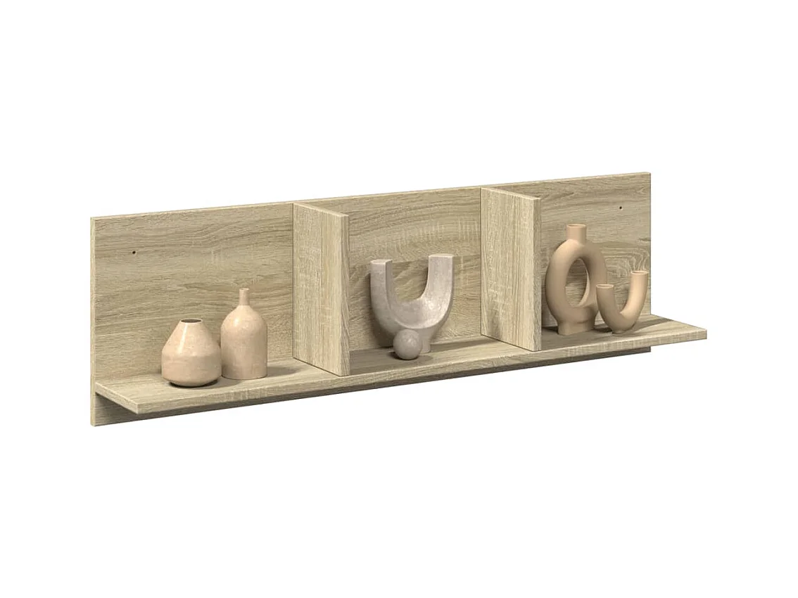 Armoire murale 100x16,5x30 cm chêne sonoma bois d'ingénierie