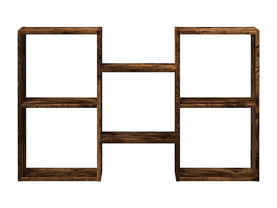 Étagère murale chêne fumé 96x18x60 cm bois d'ingénierie