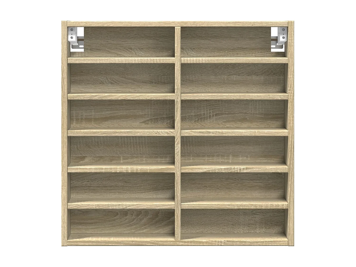 Armoire à vitrine chêne sonoma 60x8,5x58 cm bois d'ingénierie