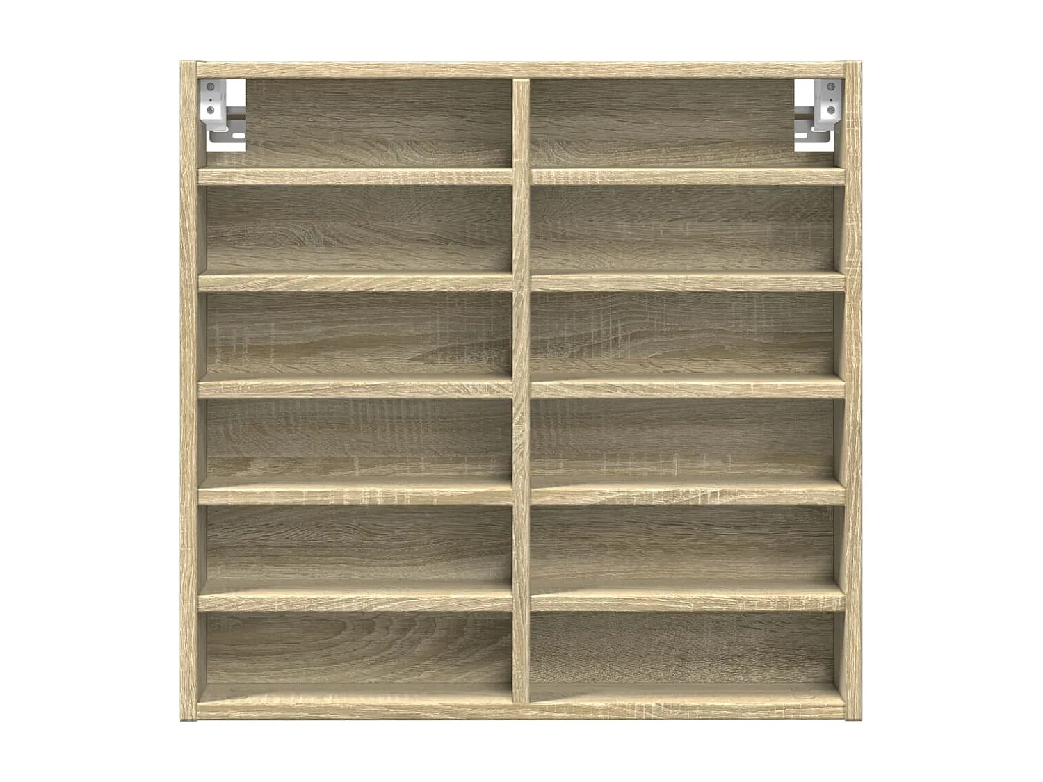 Armoire à vitrine chêne sonoma 60x8,5x58 cm bois d'ingénierie