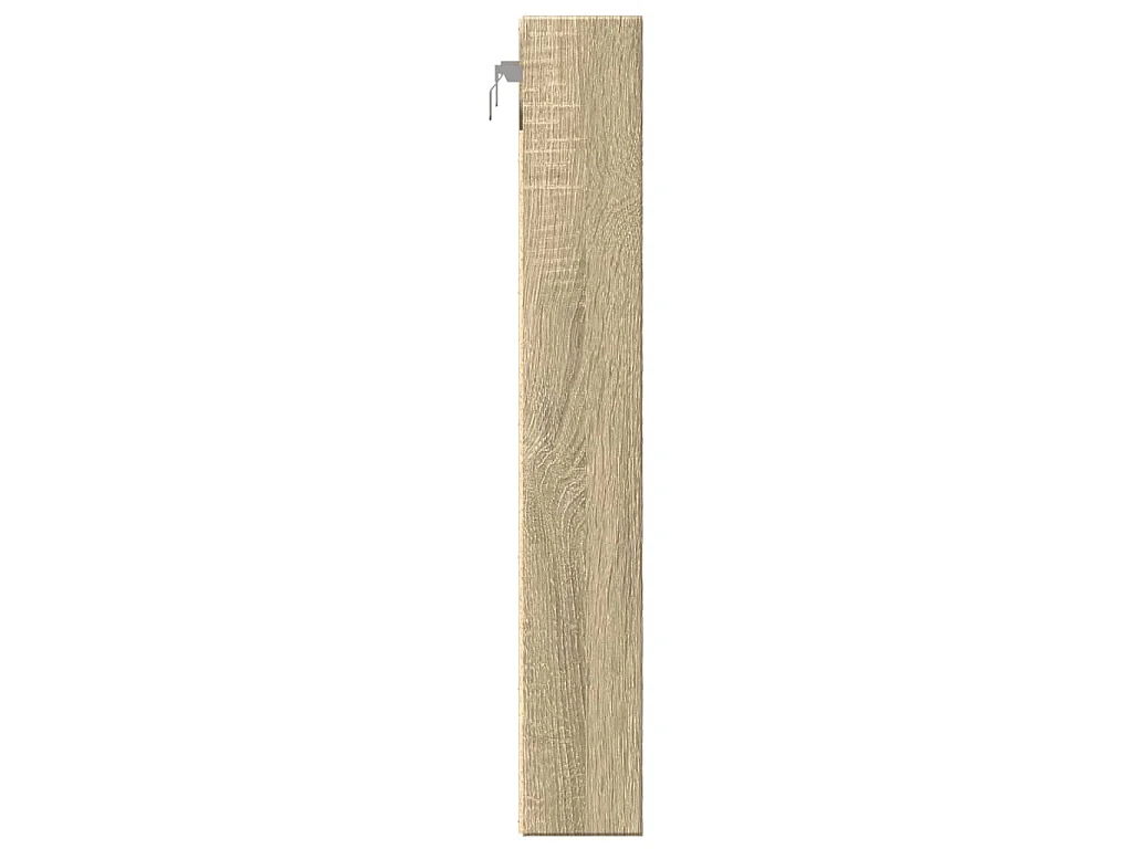 Armoire à vitrine chêne sonoma 60x8,5x58 cm bois d'ingénierie