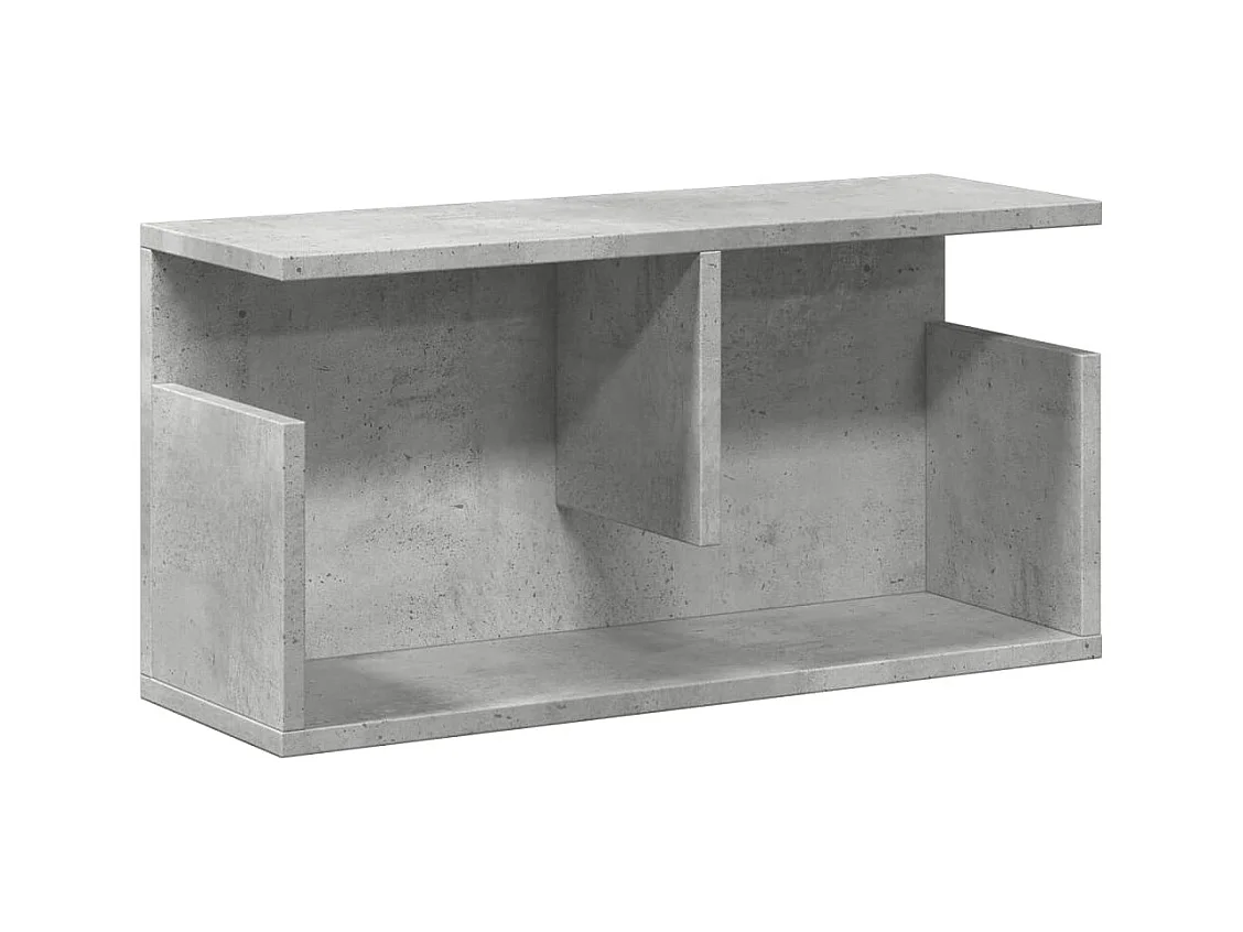 Mobile a Parete 60x20x30 cm Grigio Cemento in Truciolato