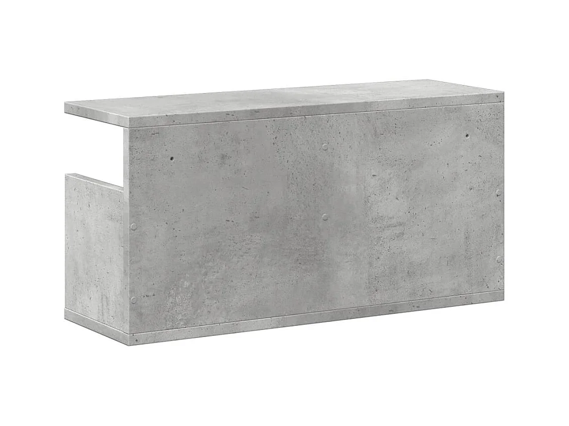 Mobile a Parete 60x20x30 cm Grigio Cemento in Truciolato