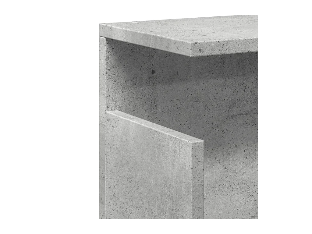 Mobile a Parete 60x20x30 cm Grigio Cemento in Truciolato