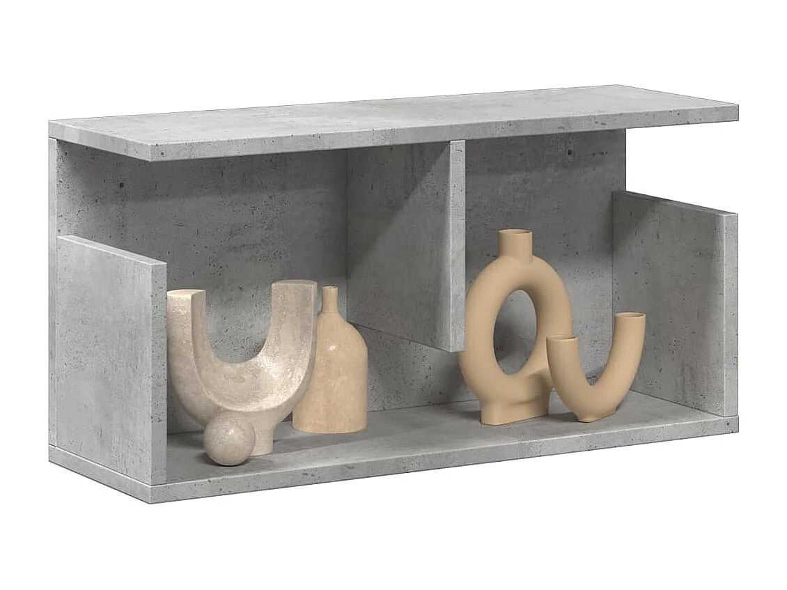Armoire murale 60x20x30 cm gris béton Bois d'ingénierie
