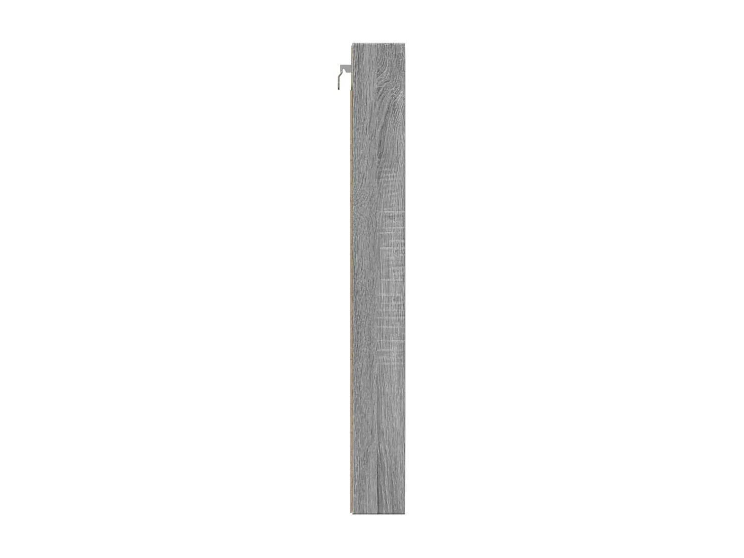 Armoire à vitrine sonoma gris 100x8,5x75 cm bois d'ingénierie