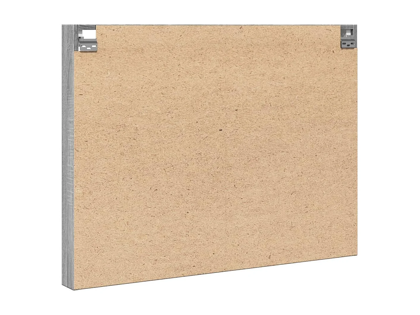 Armoire à vitrine sonoma gris 100x8,5x75 cm bois d'ingénierie