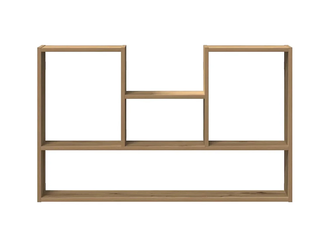 Étagère murale chêne artisanal 99x15x60 cm bois d'ingénierie