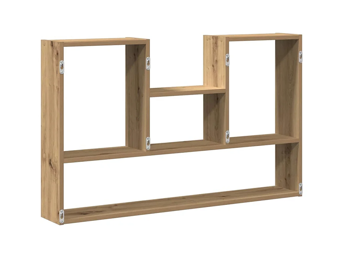 Étagère murale chêne artisanal 99x15x60 cm bois d'ingénierie