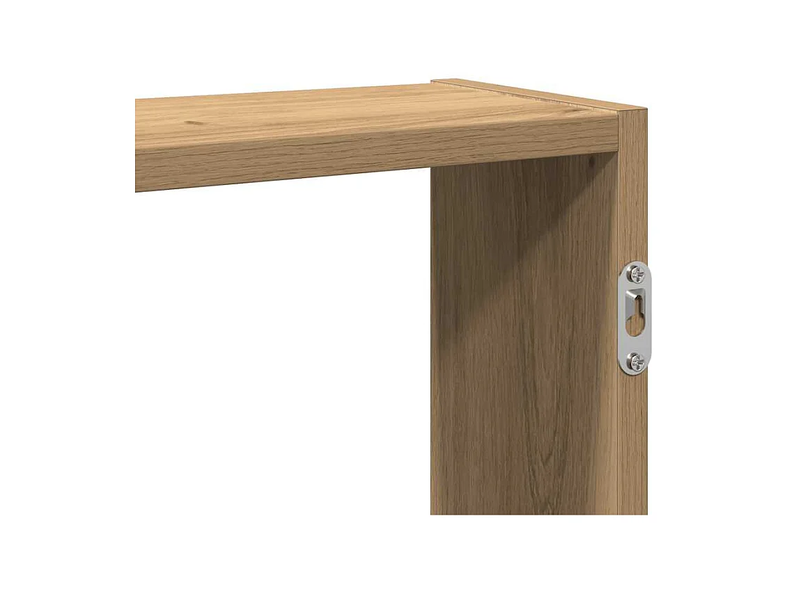 Étagère murale chêne artisanal 99x15x60 cm bois d'ingénierie
