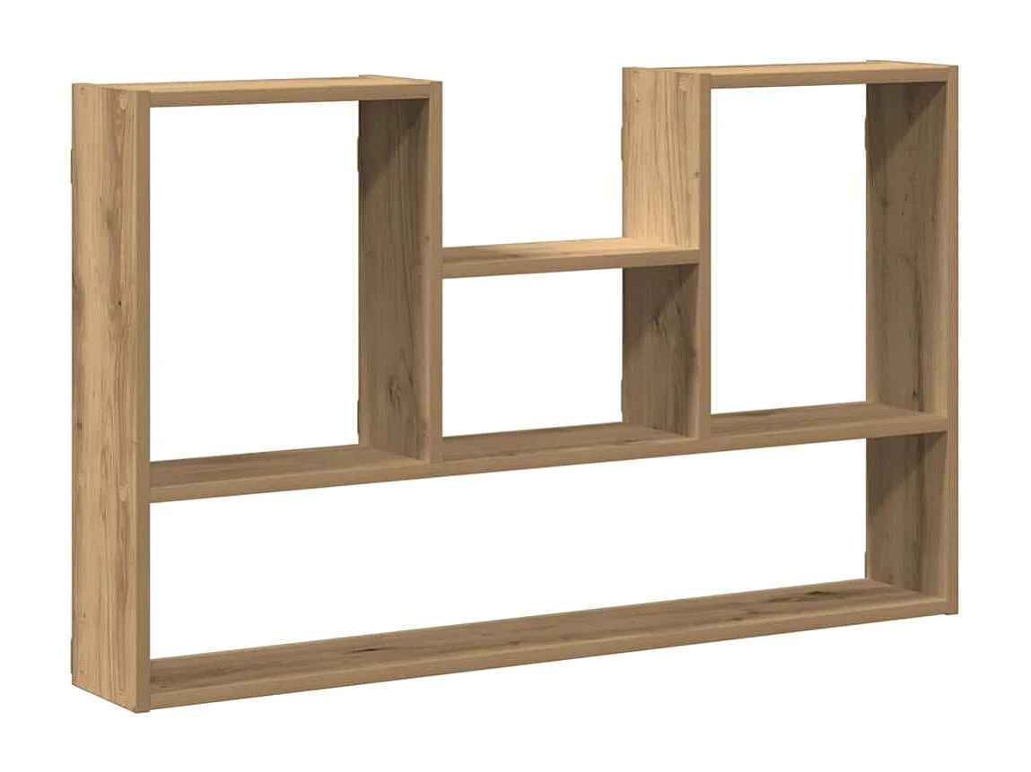 Étagère murale chêne artisanal 99x15x60 cm bois d'ingénierie