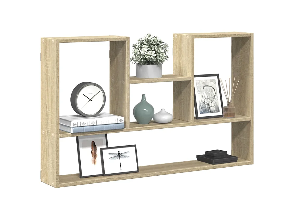 Étagère murale chêne sonoma 99x15x60 cm bois d'ingénierie